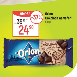 Čokoláda na vaření Orion