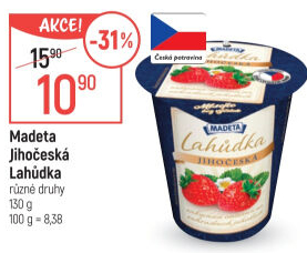 Dezert Lahůdka jihočeská Madeta
