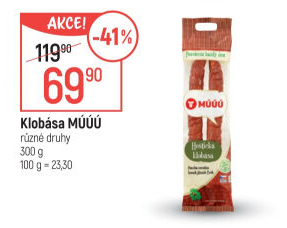 Hoštická klobása Maso uzeniny Písek