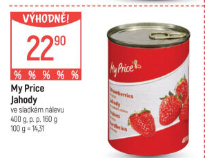 Kompot jahody My Price