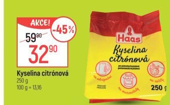 Kyselina citronová Haas