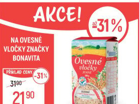 Ovesné vločky Bonavita