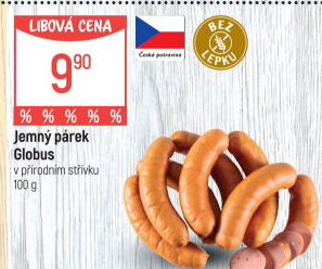Párky jemné Globus