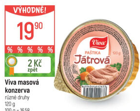 Paštika játrová Viva