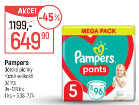 Pleny dětské Pampers Pants