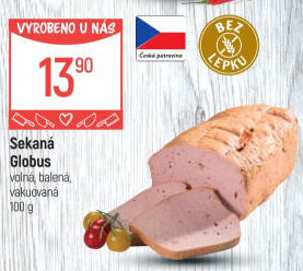 Sekaná masová Globus
