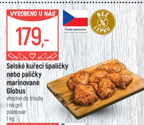 Selské kuřecí stehna marinovaná Globus