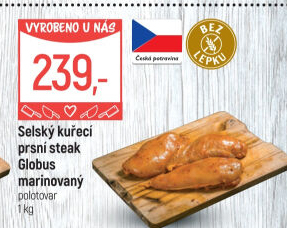 Selský kuřecí steak marinovaný Globus