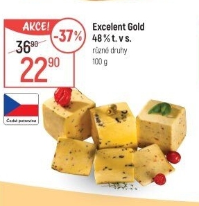 Sýr Excelent Gold 48%