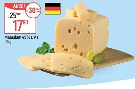 Sýr Maasdamer 45%