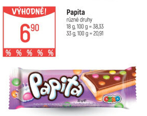 Tyčinka Papita Sölen