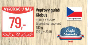 Vepřový guláš ve skle Globus