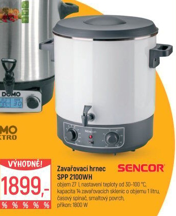 Zavařovací hrnec SPP 2100WH Sencor