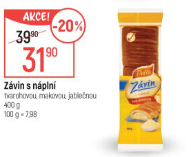 Závin s náplní Delta