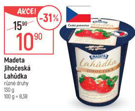 Dezert Lahůdka jihočeská Madeta