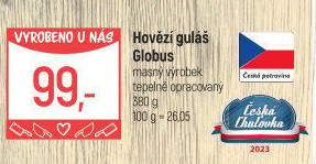 Hovězí guláš Globus