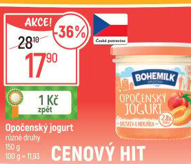Jogurt ochucený Opočenský Bohemilk