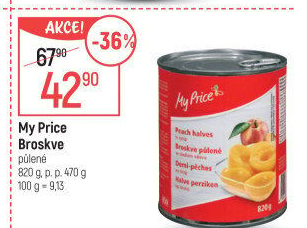 Kompot broskve My Price