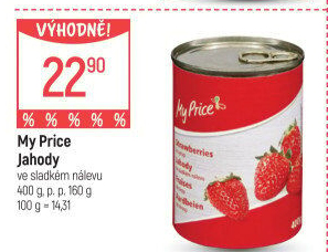Kompot jahody My Price