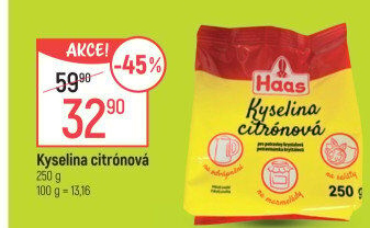 Kyselina citronová Haas