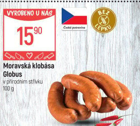 Moravská klobása Globus