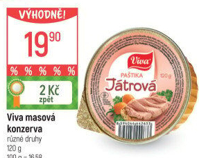 Paštika játrová Viva