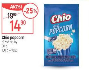 Popcorn do mikrovlnky Chio