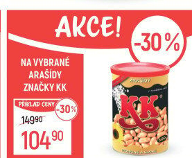Pražené arašídy KK