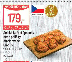 Selské kuřecí stehna marinovaná Globus