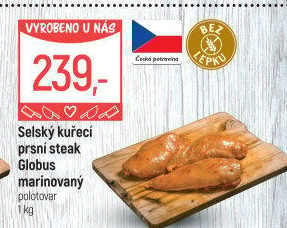 Selský kuřecí steak marinovaný Globus