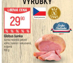 Šunka nejvyšší jakosti Globus