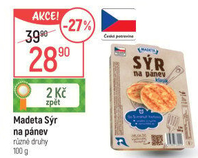 Sýr na pánev Madeta