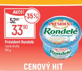 Sýr termizovaný Rondelé President