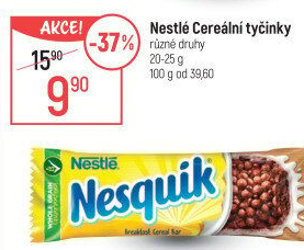 Tyčinka cereální Nesquik Nestlé