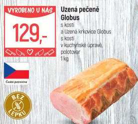 Uzená pečeně s kostí Globus