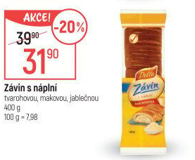 Závin s náplní Delta