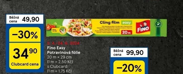 Fólie potravinová Fino