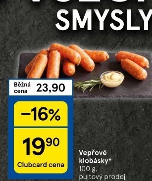 Klobása z vepřového masa