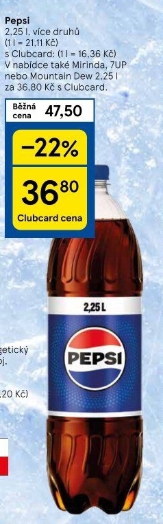Limonáda Pepsi