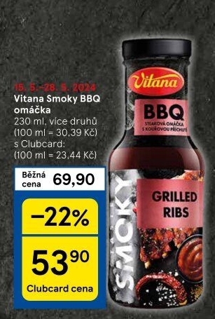Omáčky Smoky Vitana