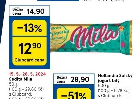 Oplatky Mila Sedita