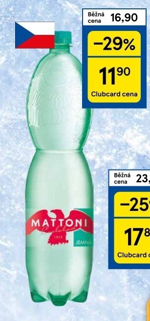Přírodní voda Mattoni