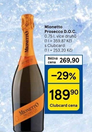Prosecco brut DOC Treviso Mionetto