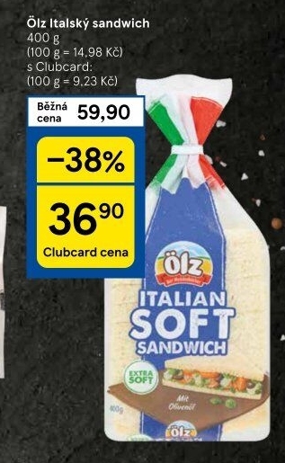 Toustový chléb Sandwich Soft Ölz