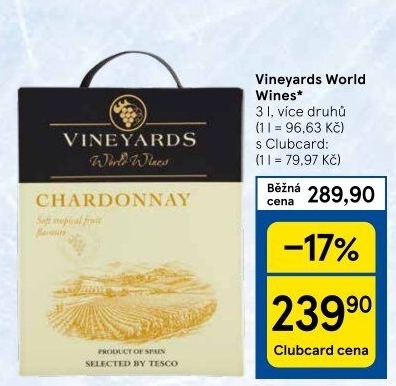 Vína Vineyards World Wines - bag in box