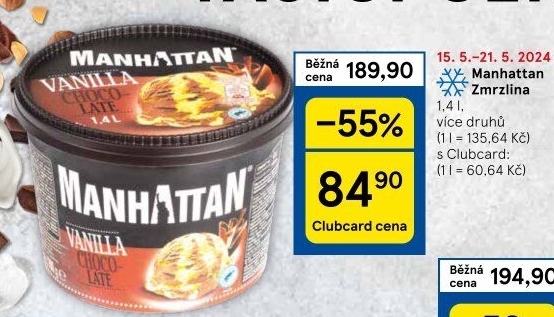 Zmrzlina v kelímku Manhattan Nestlé