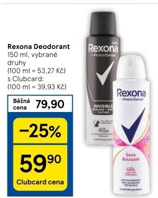 Deodorant sprej Rexona