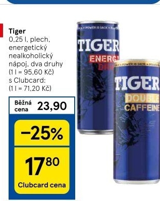 Energetický nápoj Tiger