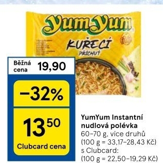Instantní polévka YumYum