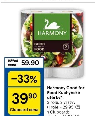 Kuchyňské utěrky 2vrstvé Good for Food Harmony
